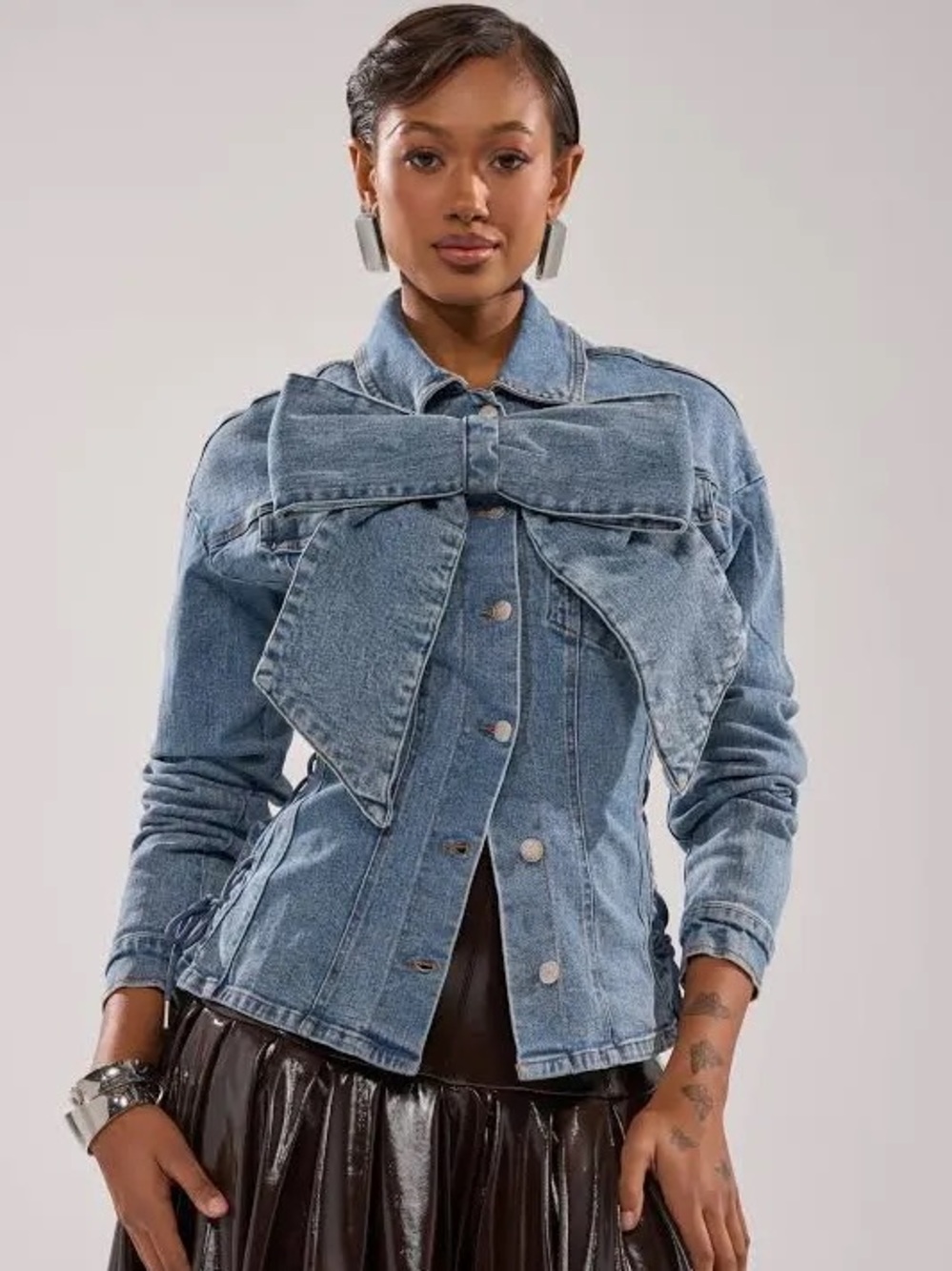 DAY BREAK BUTTON DOWN BLOUSE - L